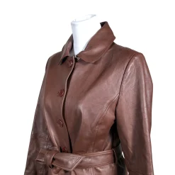 Naisten nahkatakki, koko 38