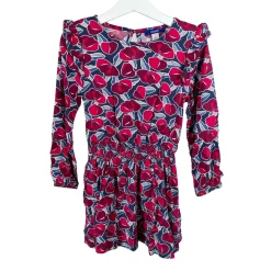 Tyttöjen kangasmekko, koko 98 - 104