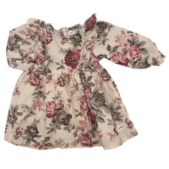 Tyttöjen kangasmekko, koko 56 - 62